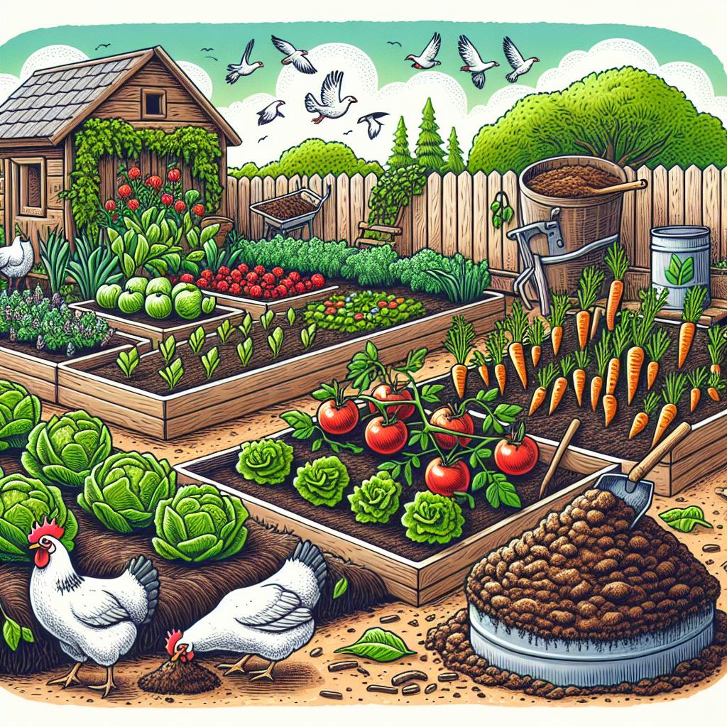 Sustainable Gardening: Embracing the Power of Chicken Poop ⁢Fertilizer
