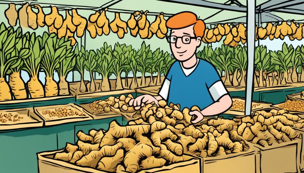 buying ginger rhizomes