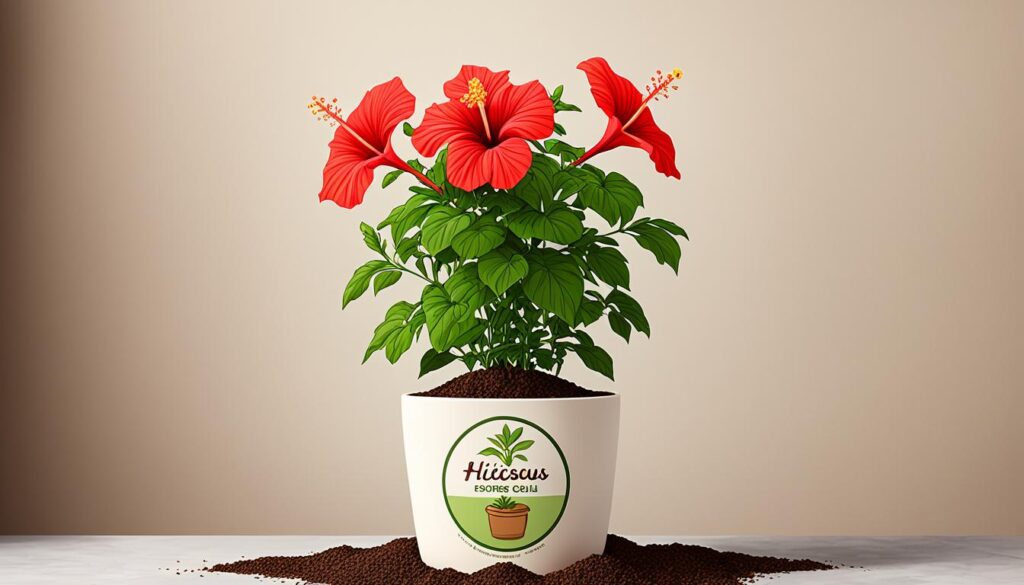 hibiscus potted