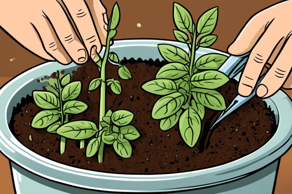 how to propagate basil in soil