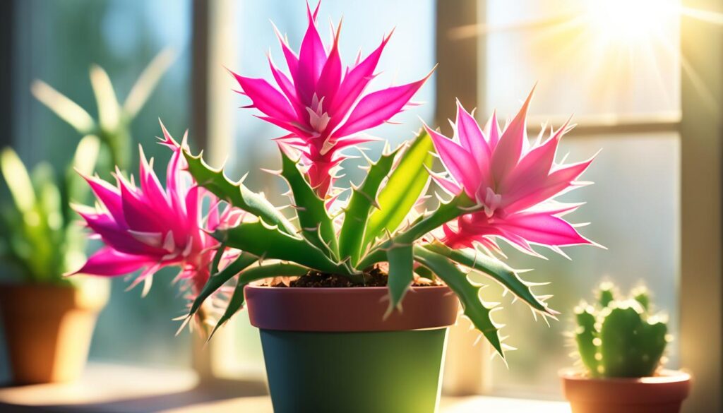 light requirements for christmas cactus