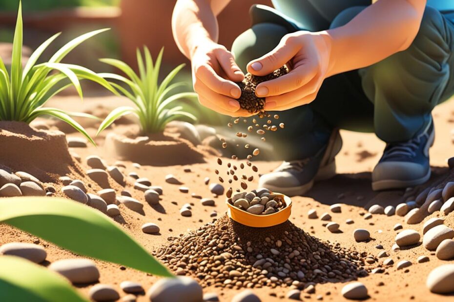 planting of seeds directly to the soil