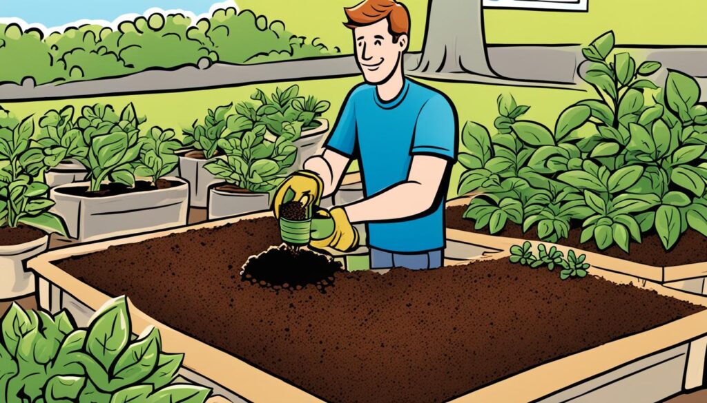 using coffee grounds as mulch
